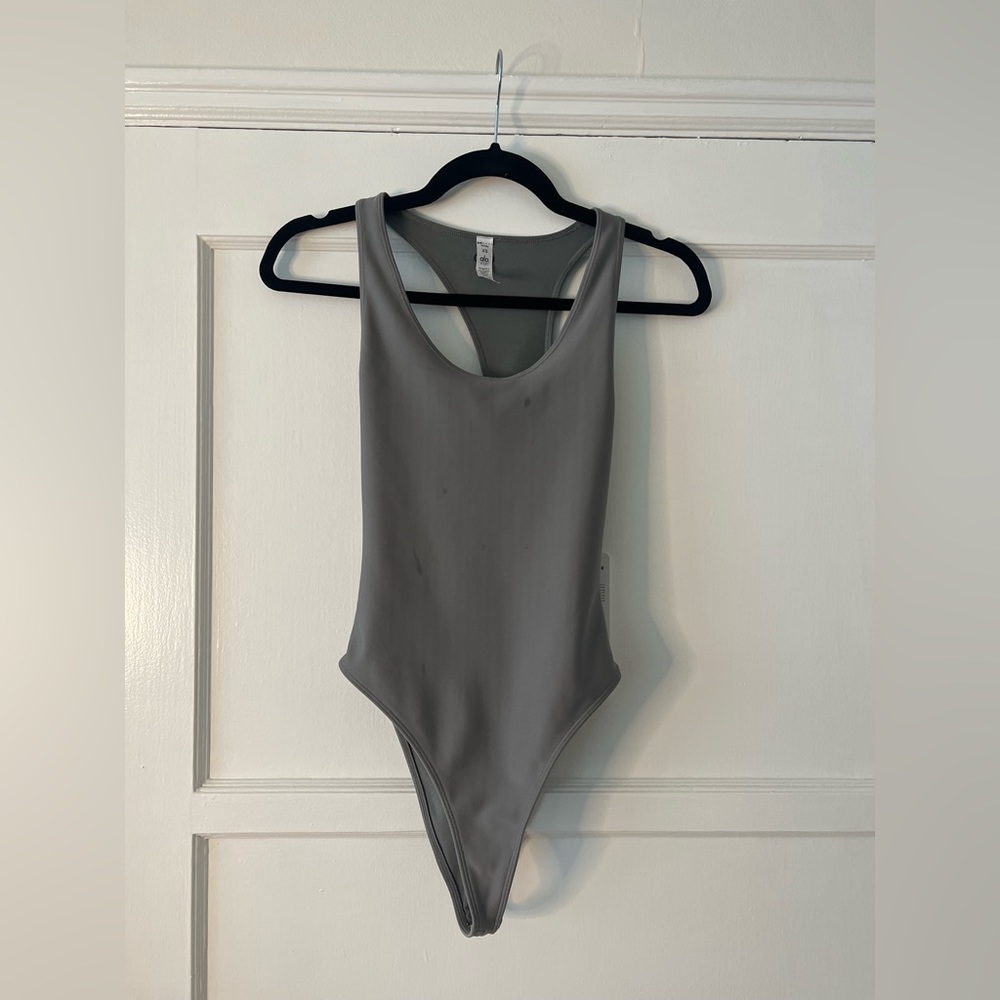 Alo body suit asymmetrical